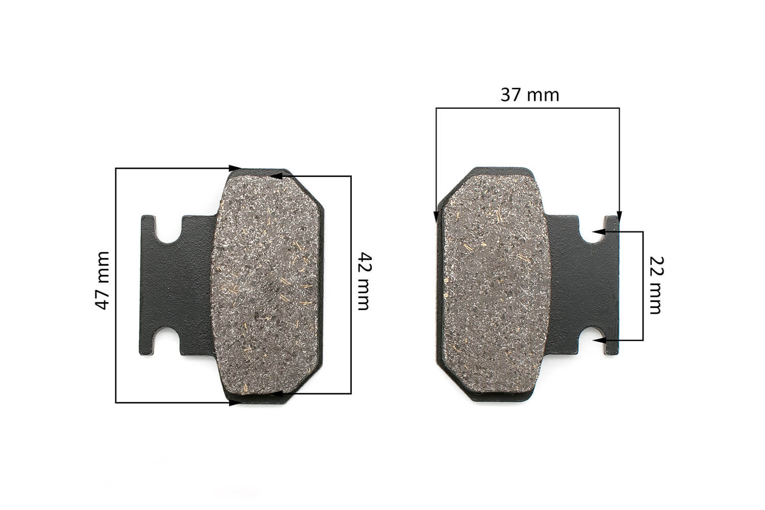 Brake pads for 110cc, 125cc, Electric Quad, Dirt Bike