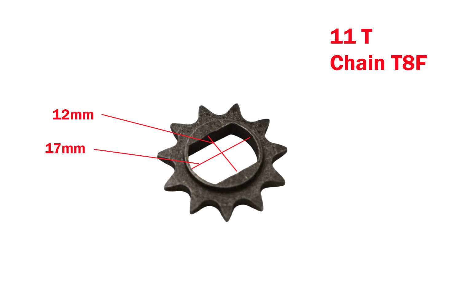 Voortandwiel voor elektrische Cross Bike Serval
