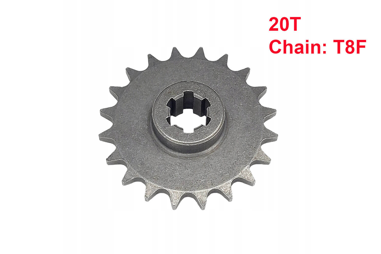 Voortandwiel 20 tands T8F voor elektrische Cross Bike Tiger VX van Nitro Motors