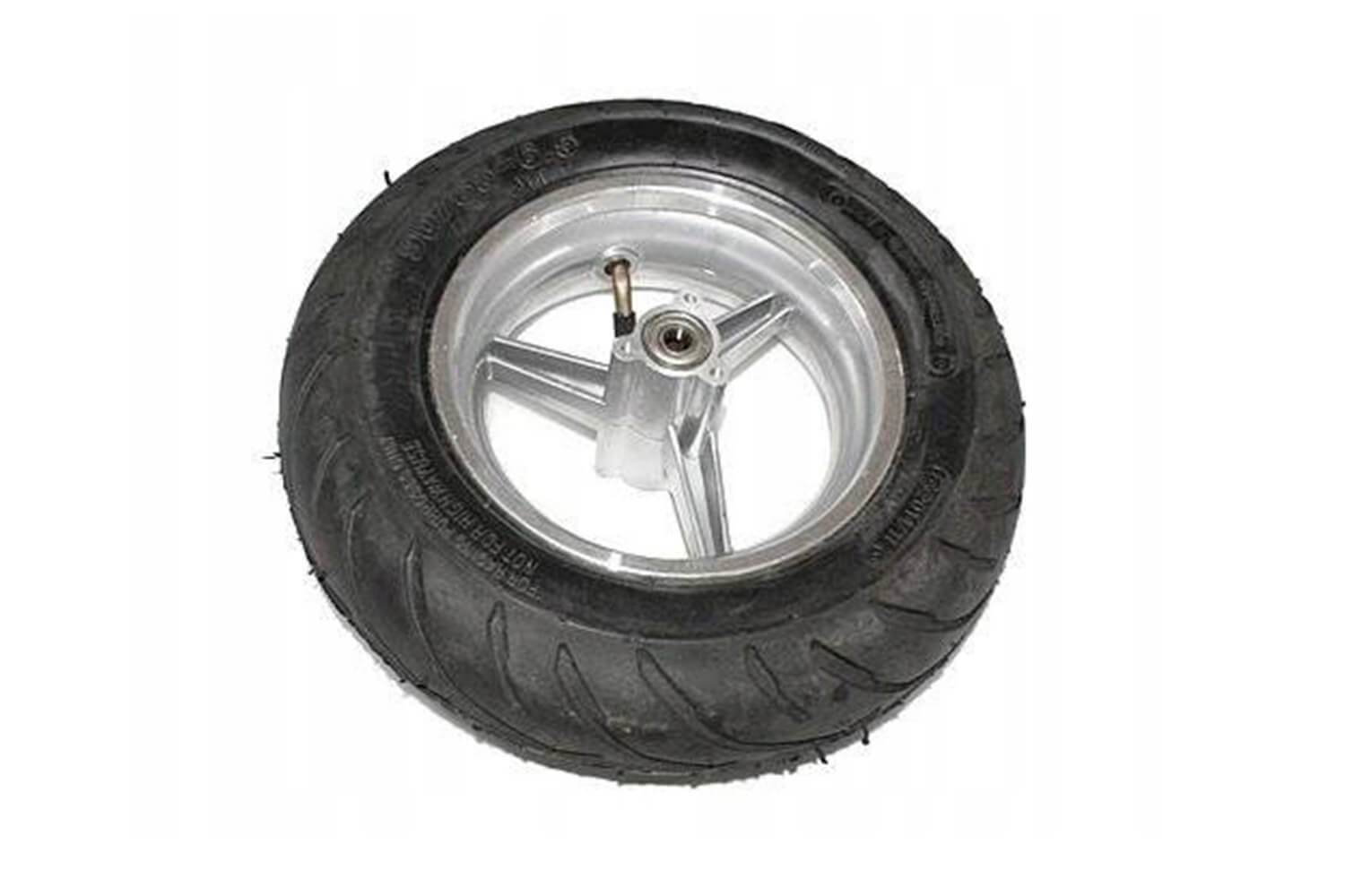 Complete voorwiel 90/65-6.5 voor 49, elektrische pocket bike