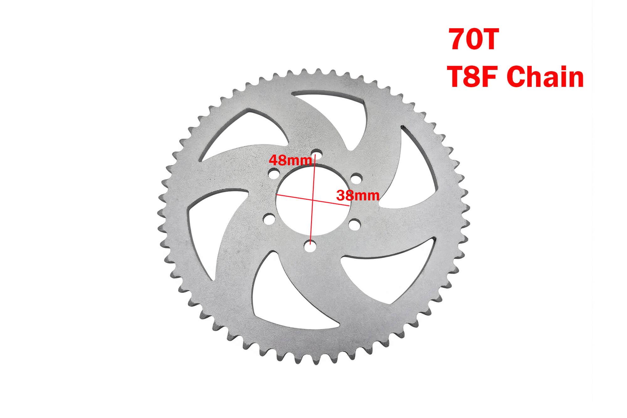 Bakdrev 70T T8F för Velocifero MAD, MAD TRUCK