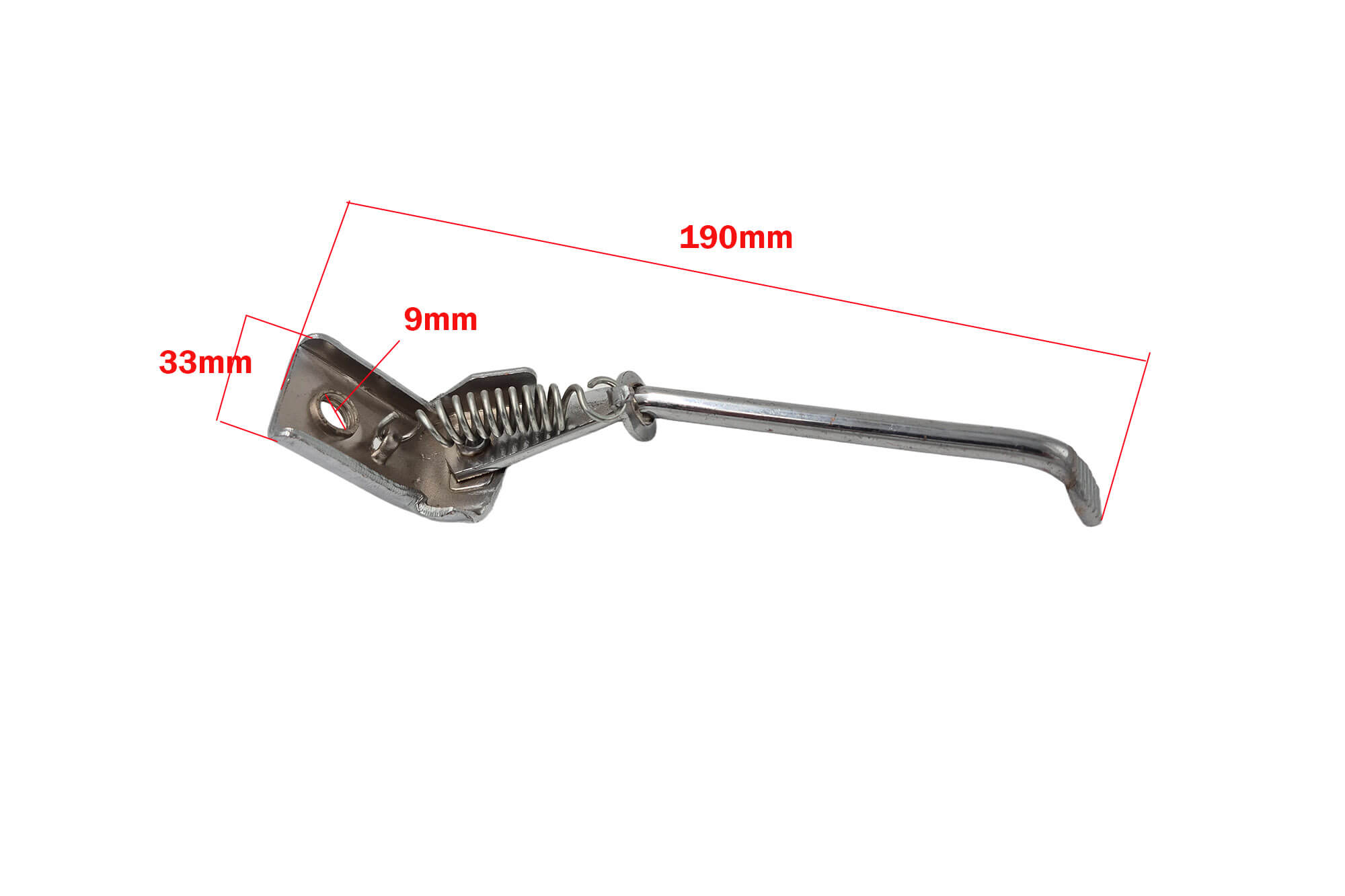 Béquille latérale pour 49, électrique pocket bike