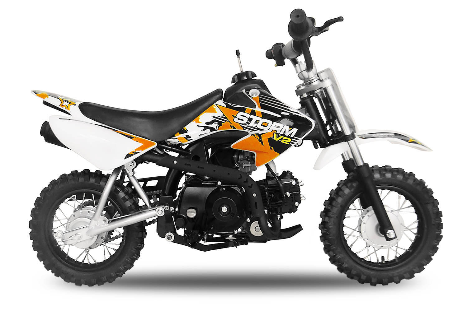 90cc Dirt Bike Trail Pit Bike Electric Start Semi Auto Junior Bike Stingray  BLU